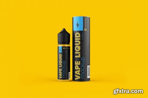 CreativeMarket - Vape Liquid Packaging Mockup 60ml 5697768