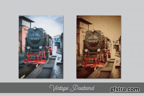 CreativeMarket - Vintage Look Photoshop Actions Pack 5721333