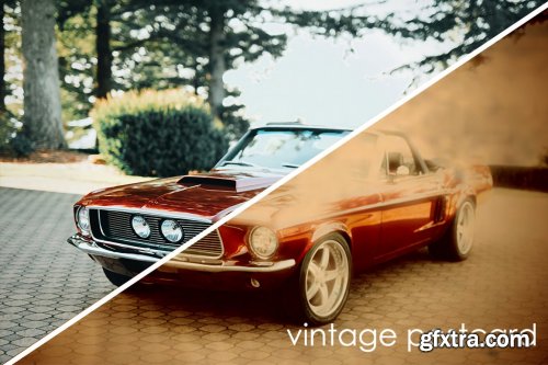 CreativeMarket - Vintage Look Photoshop Actions Pack 5721333