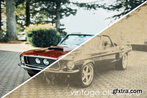 CreativeMarket - Vintage Look Photoshop Actions Pack 5721333