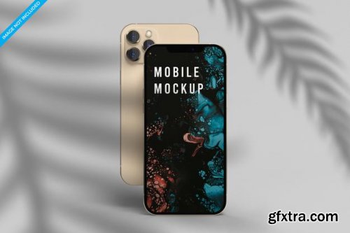 Beautiful smartphone multiple screen mockup