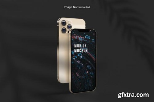 Beautiful smartphone multiple screen mockup