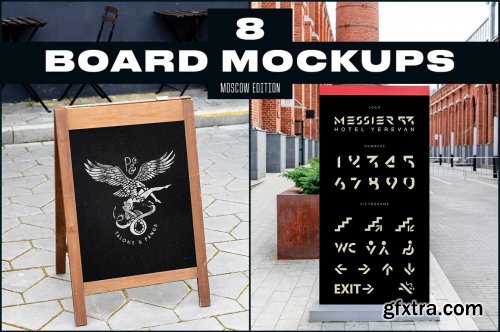 CreativeMarket - 50 Signs & Boards Mockups 5538161