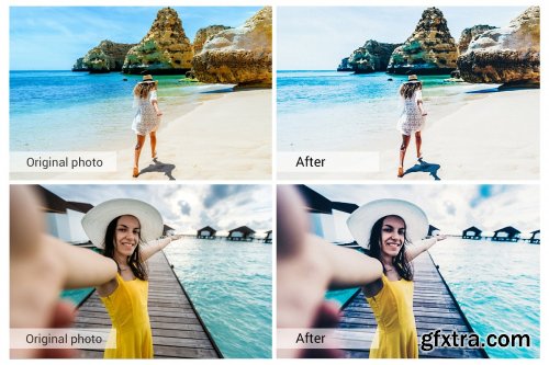 CreativeMarket - Travel Beach Lightroom Presets 5157497