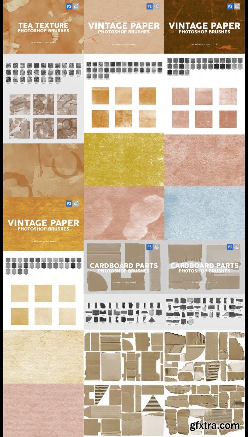 CreativeMarket - 3000 Photoshop Stamp Brushes Bundle 5657270