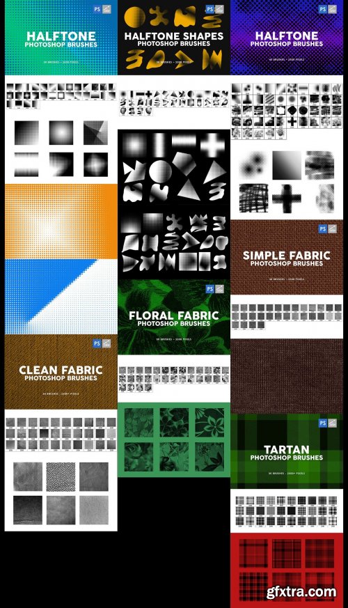 CreativeMarket - 3000 Photoshop Stamp Brushes Bundle 5657270