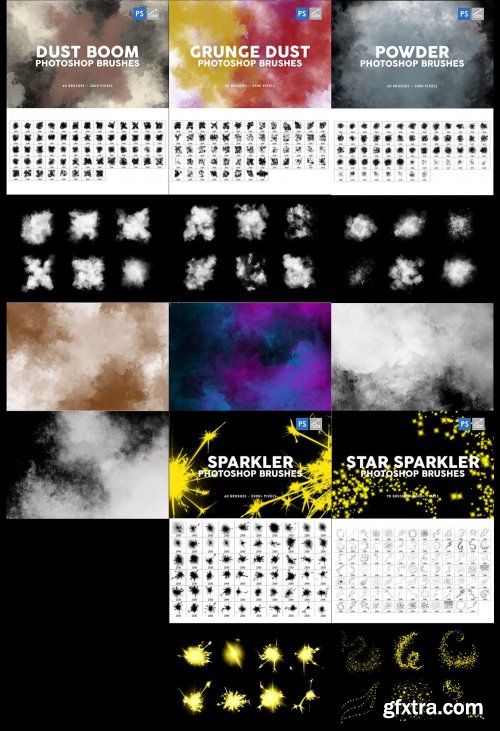 CreativeMarket - 3000 Photoshop Stamp Brushes Bundle 5657270