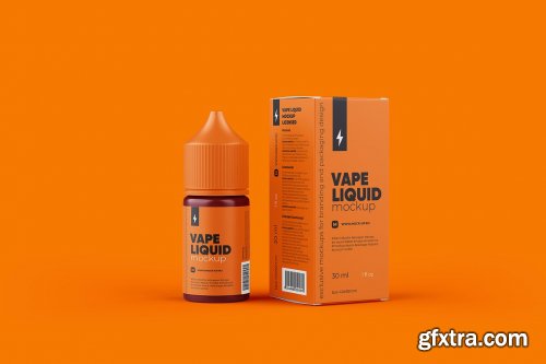 CreativeMarket - Vape Liquid Packaging Mockup 30ml 5731607