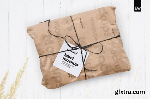 CreativeMarket - Wrapping Paper Psd Mockup 5635152