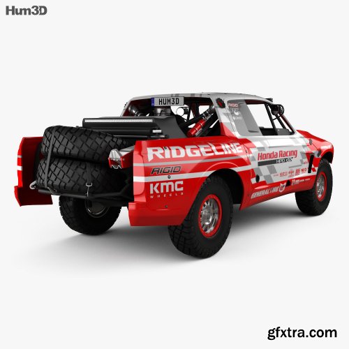 Honda Ridgeline Baja Race Truck 2016 3D model