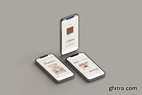 Phone 12 Showcase Mockup