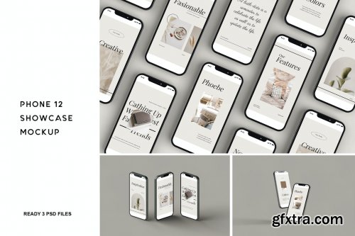 Phone 12 Showcase Mockup Vol.2