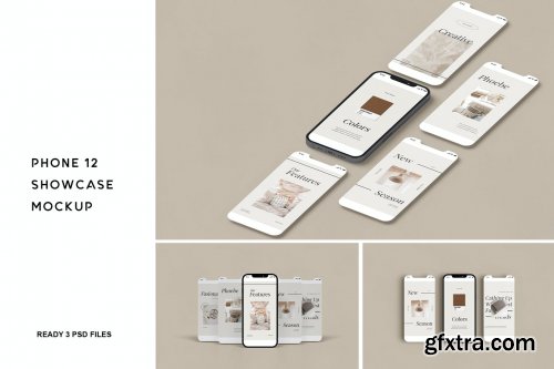 Phone 12 Showcase Mockup Vol.3