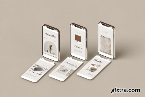 Phone 12 Showcase Mockup Vol.4