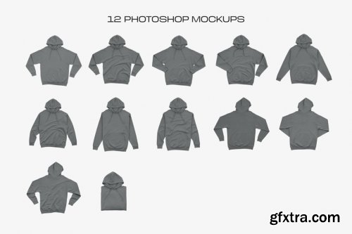 CreativeMarket - Independent SS4500 Hooded Mockups 5596372