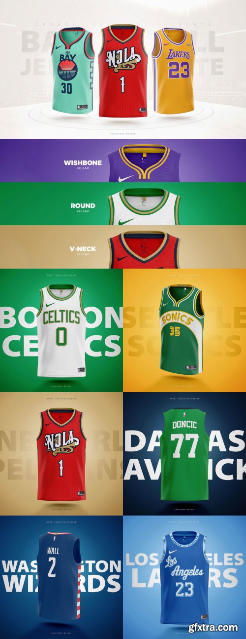 NBA Basketball Jersey Builder Template