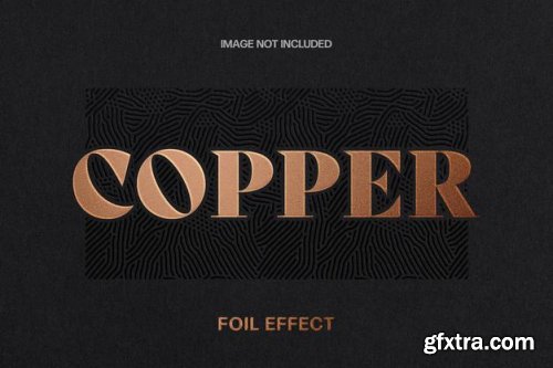 Foil Text Effect Template