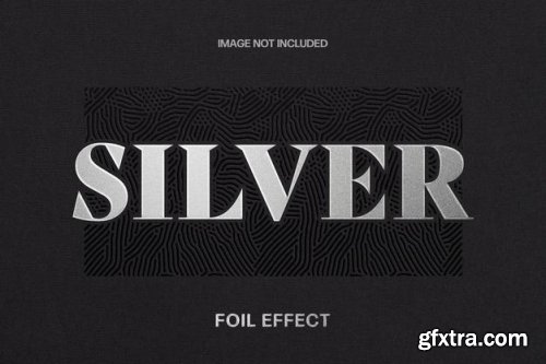 Foil Text Effect Template