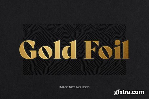 Foil Text Effect Template