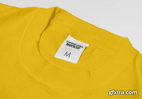 Clothing label mockup