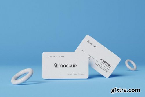 Clean business card mockup