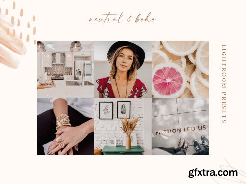 CreativeMarket - Neutral + Boho Lightroom Presets 5546750