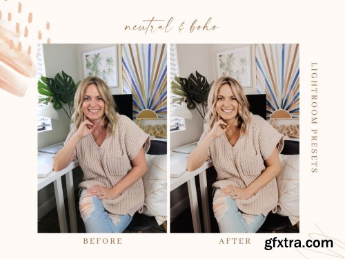 CreativeMarket - Neutral + Boho Lightroom Presets 5546750