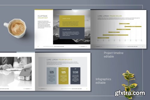 CreativeMarket - Business Brochure InDesign Template 5554706