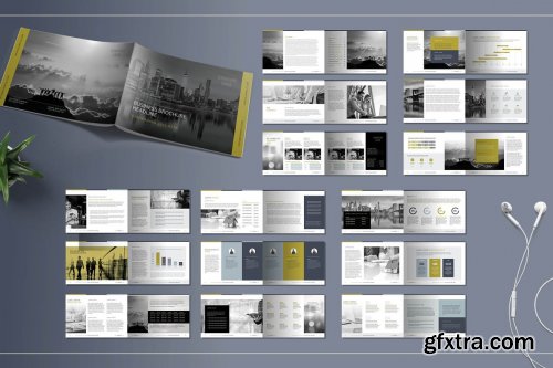 CreativeMarket - Business Brochure InDesign Template 5554706