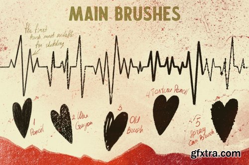 CreativeMarket - BUNDLE. Brushes for Procreate