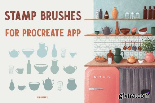 CreativeMarket - BUNDLE. Brushes for Procreate