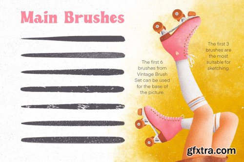 CreativeMarket - BUNDLE. Brushes for Procreate