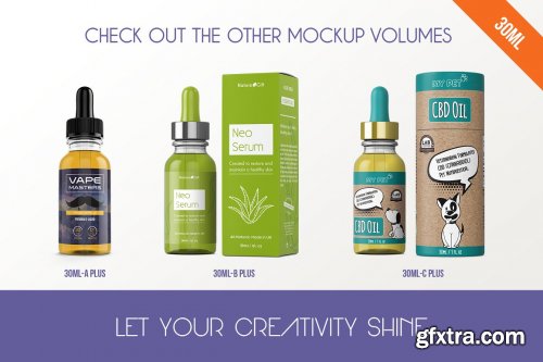 CreativeMarket - Dropper Box Mockup v. 30ml-C 5558416