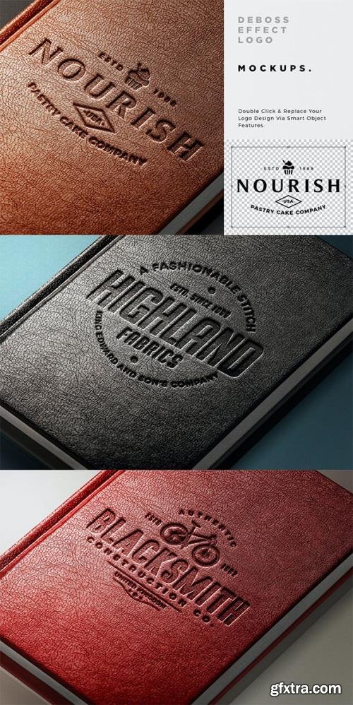 Download Leather Debossed Logo Mockup » GFxtra