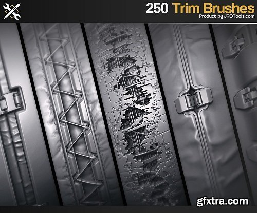 ArtStation Marketplace – ZBrush – 250 SF Trim Brushes Vol.1