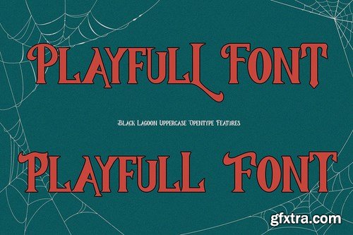 BlackLagoon - Halloween Fancy Font