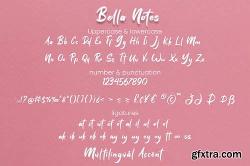 Bella Notes - Handwritten Font