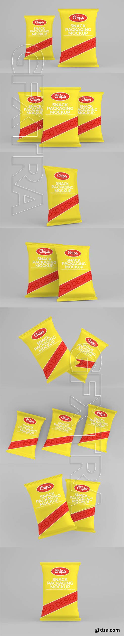 Chips packaging mockup