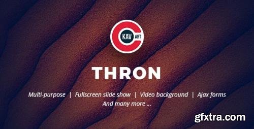 ThemeForest - Thron v1.0 - Creative One Page Template - 23511629