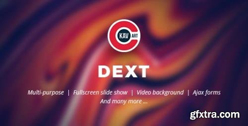 ThemeForest - Dext v1.0 - HTML Creative Template - 24581977