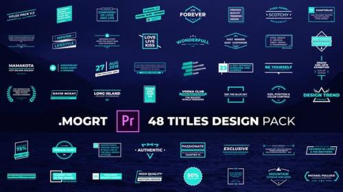 Videohive - Titles Design Pack