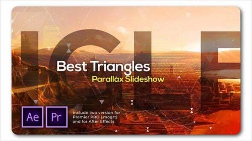 Videohive - Best Triangles Parallax Slideshow