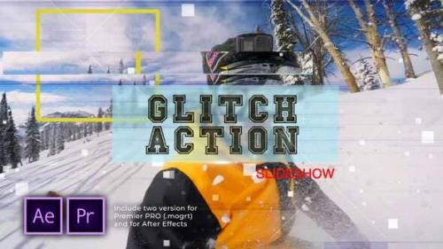 Videohive - Glitch Action Slideshow