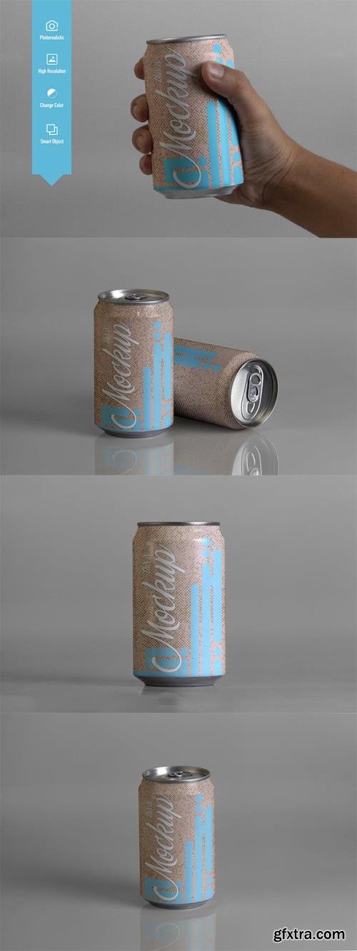 330 ml Bottle Mockup