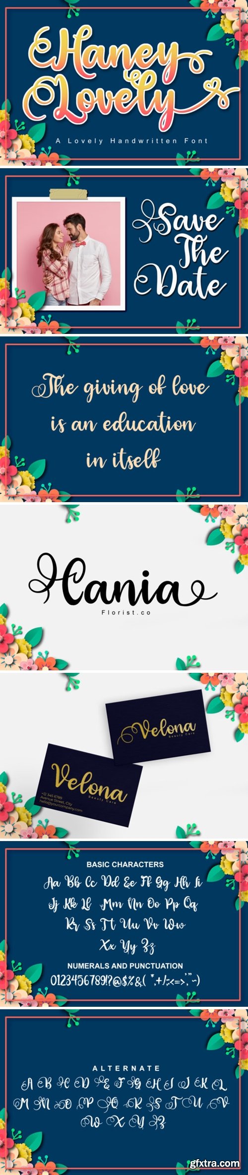 Haney Lovely Font