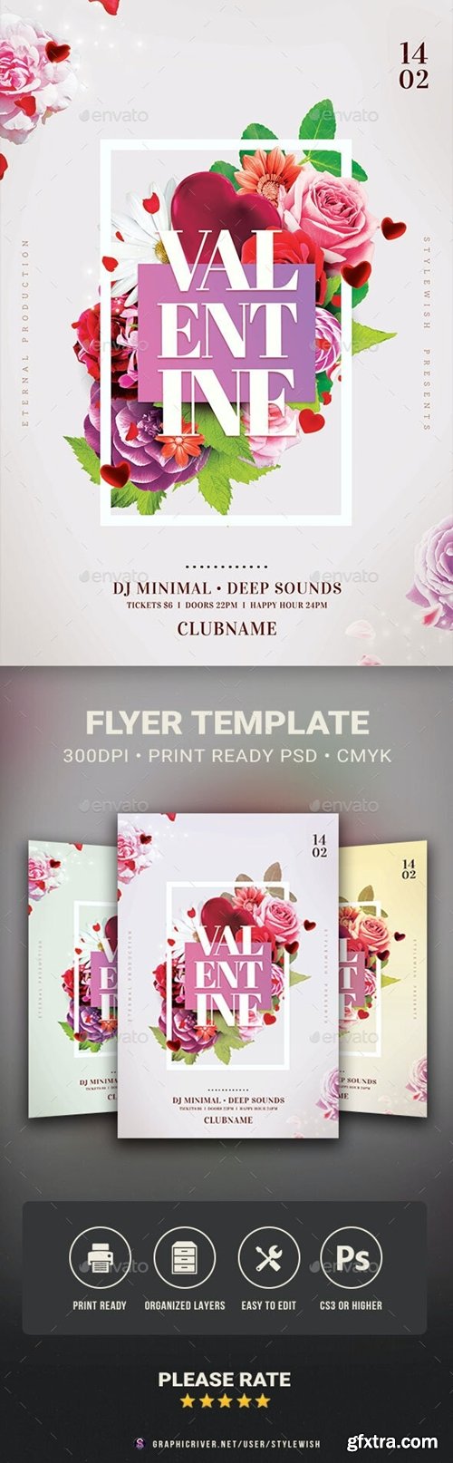 GraphicRiver - Valentine Flyer 29752586