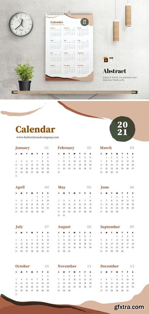 Abstract Calendar