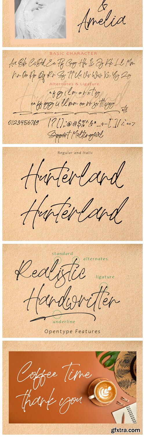 Hunterland Font