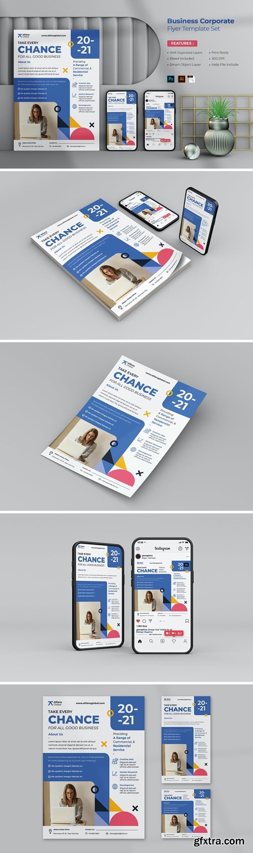 Business Corporate Flyer Set