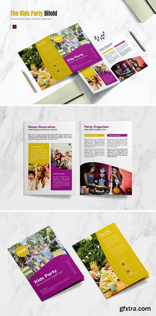 Kids Party Bifold Brochure